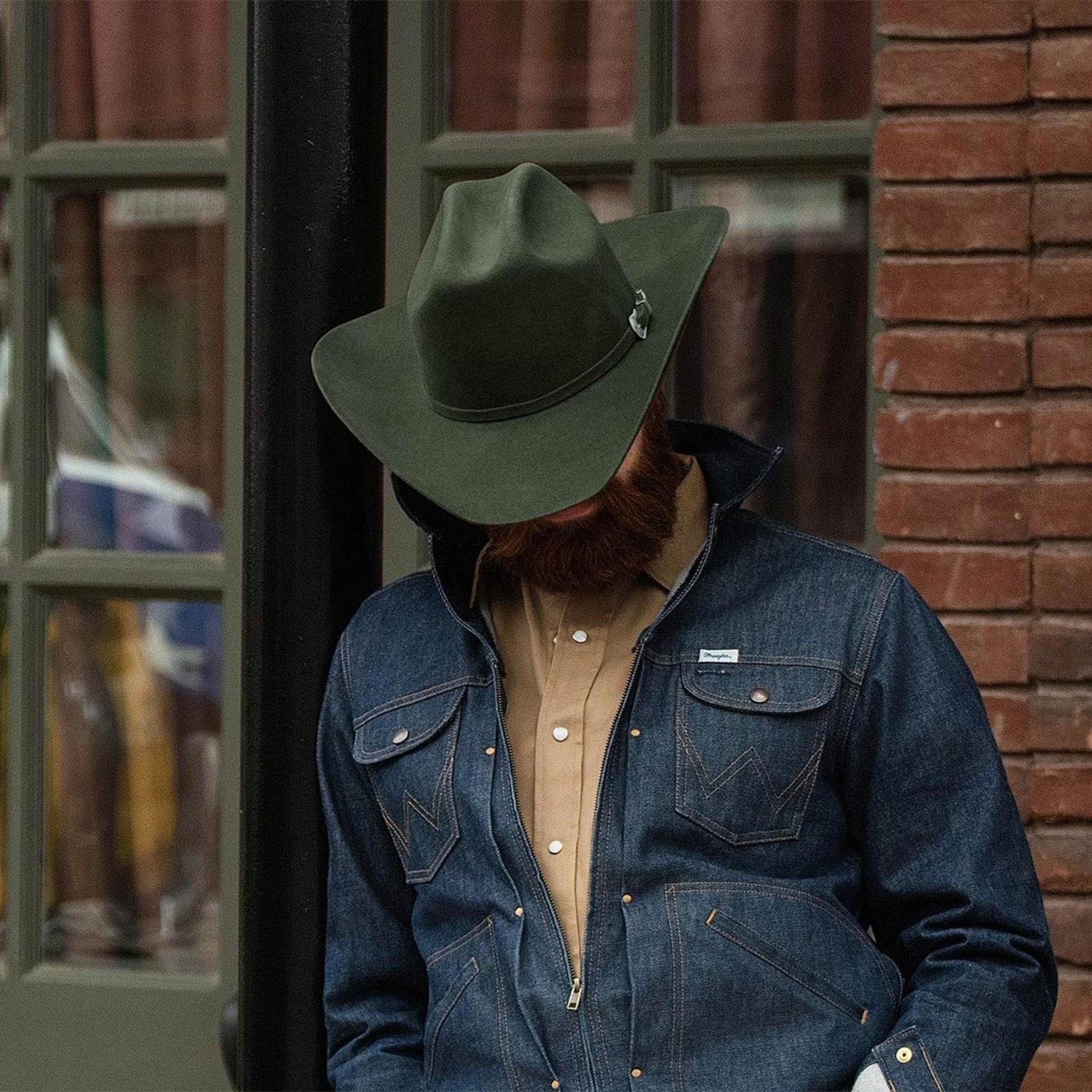 Bailey Western | Lightning Wool and Angora Felt Cowboy Hat - Fashion Colors | 130022 | lsmone | SAGE LEAF