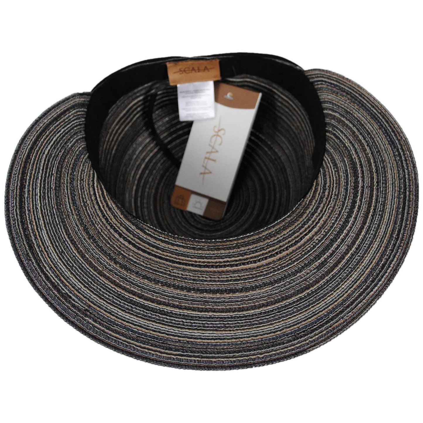 Scala | Teodora Poly Braid Facesaver Cap | 101567 | under | BLACK