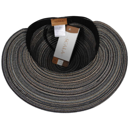 Scala | Teodora Poly Braid Facesaver Cap | 101567 | under | BLACK