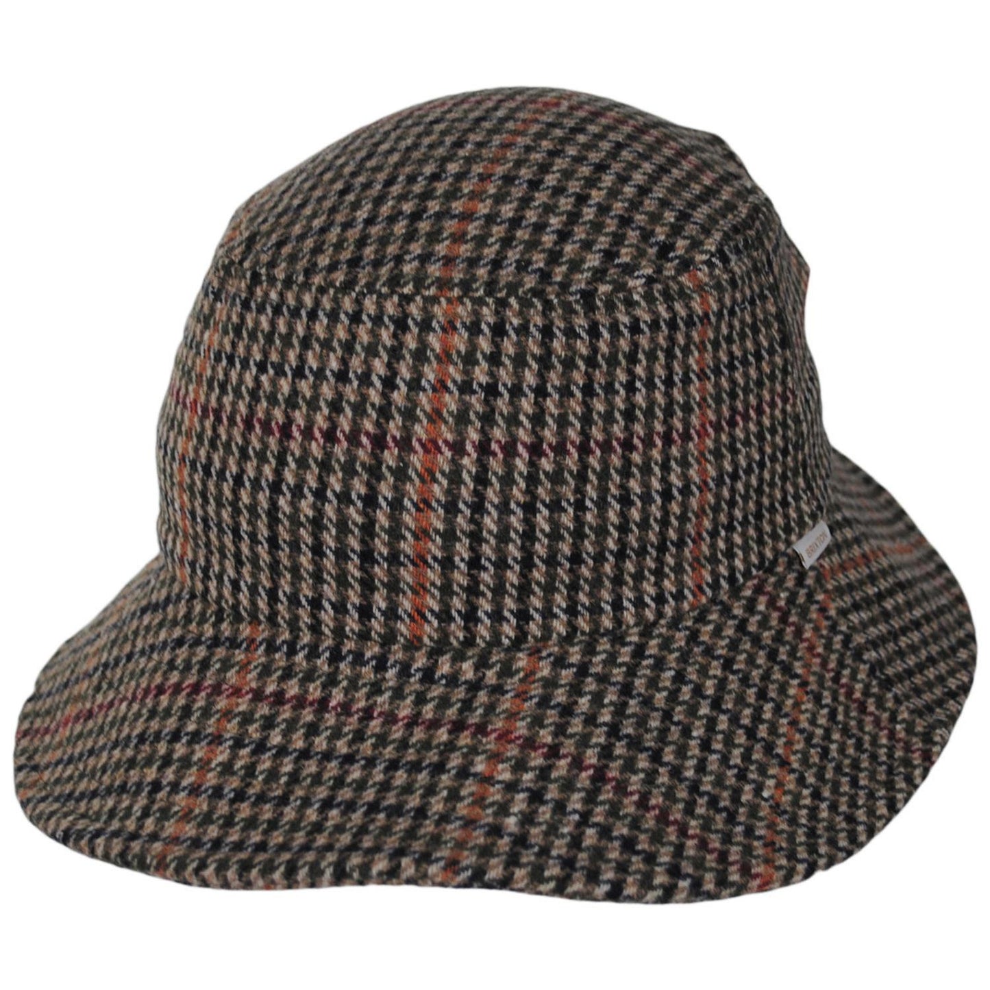 BRIXTON HATS | Whittier Tweed Packable Bucket Hat - FINAL SALE | 185550 | lead | OLIVE/BEIGE/BLACK