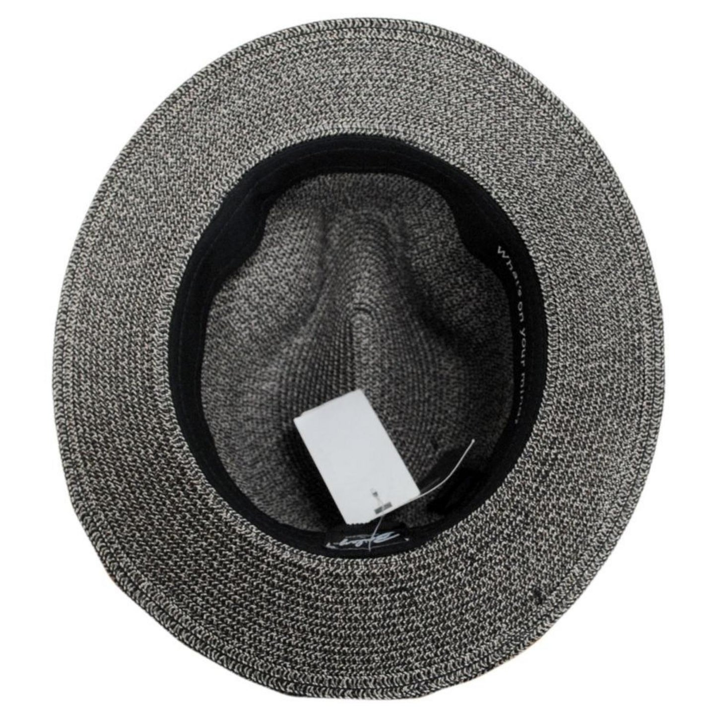 Bailey 1922 | Mullan Toyo Straw Blend Safari Fedora Hat | 127773 | under | BLACK