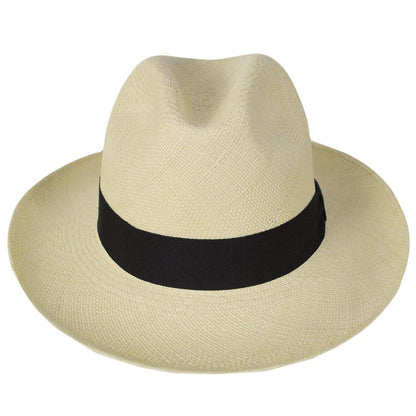 Jaxon Hats | Brisa Grade 4 Panama Straw Fedora Hat | 127107 | front | NATURAL