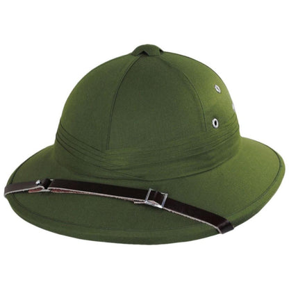 Village Hat Shop | French Pith Helmet | 155800 | lead | OLIVE GREEN