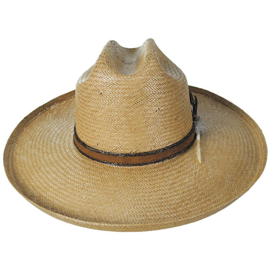 Stetson | Might Could Shantung Straw Western Hat | 127054 | front | TAN