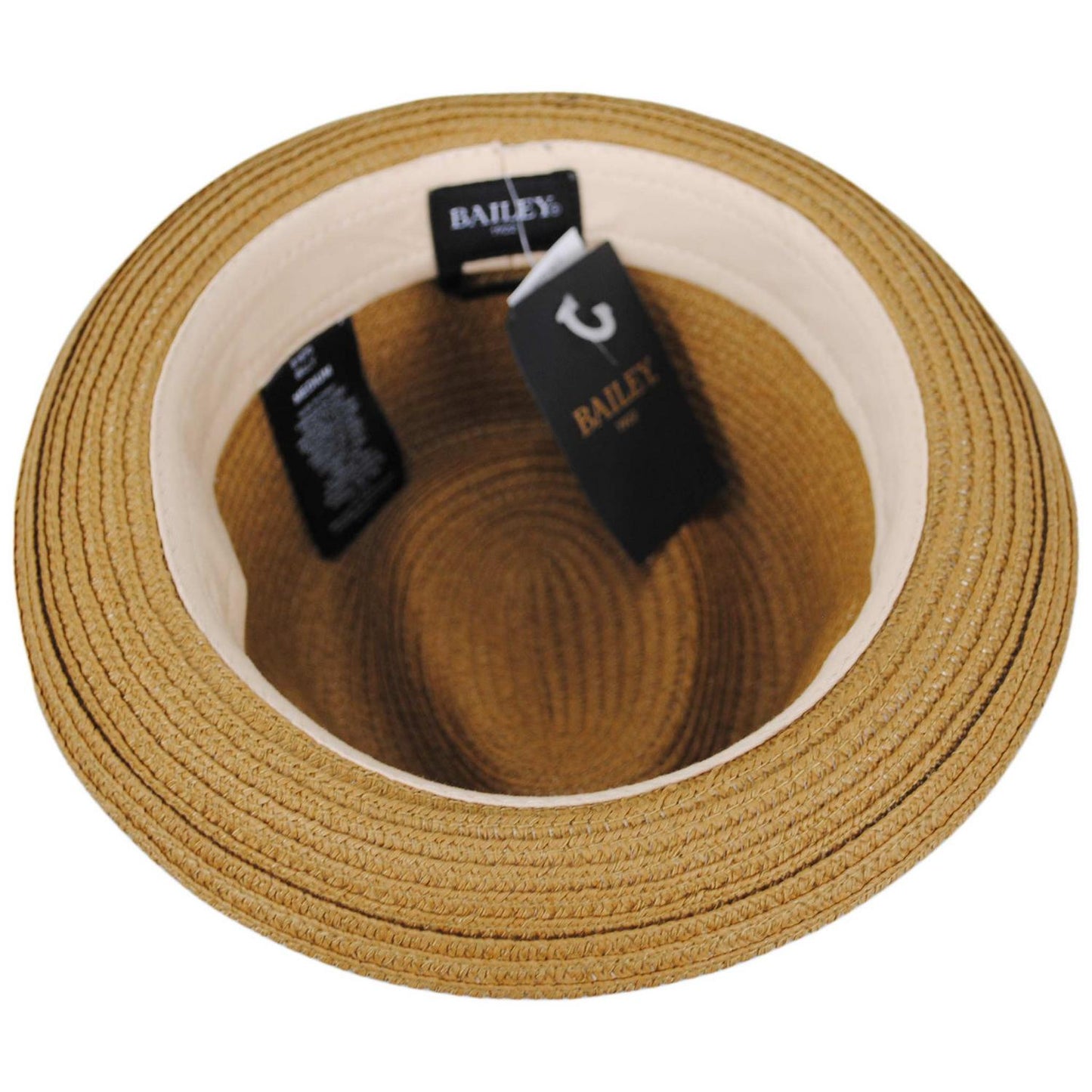 Bailey 1922 | Billy Braided Toyo Straw Fedora Hat - Classic Colors | 127843 | under | LATTE