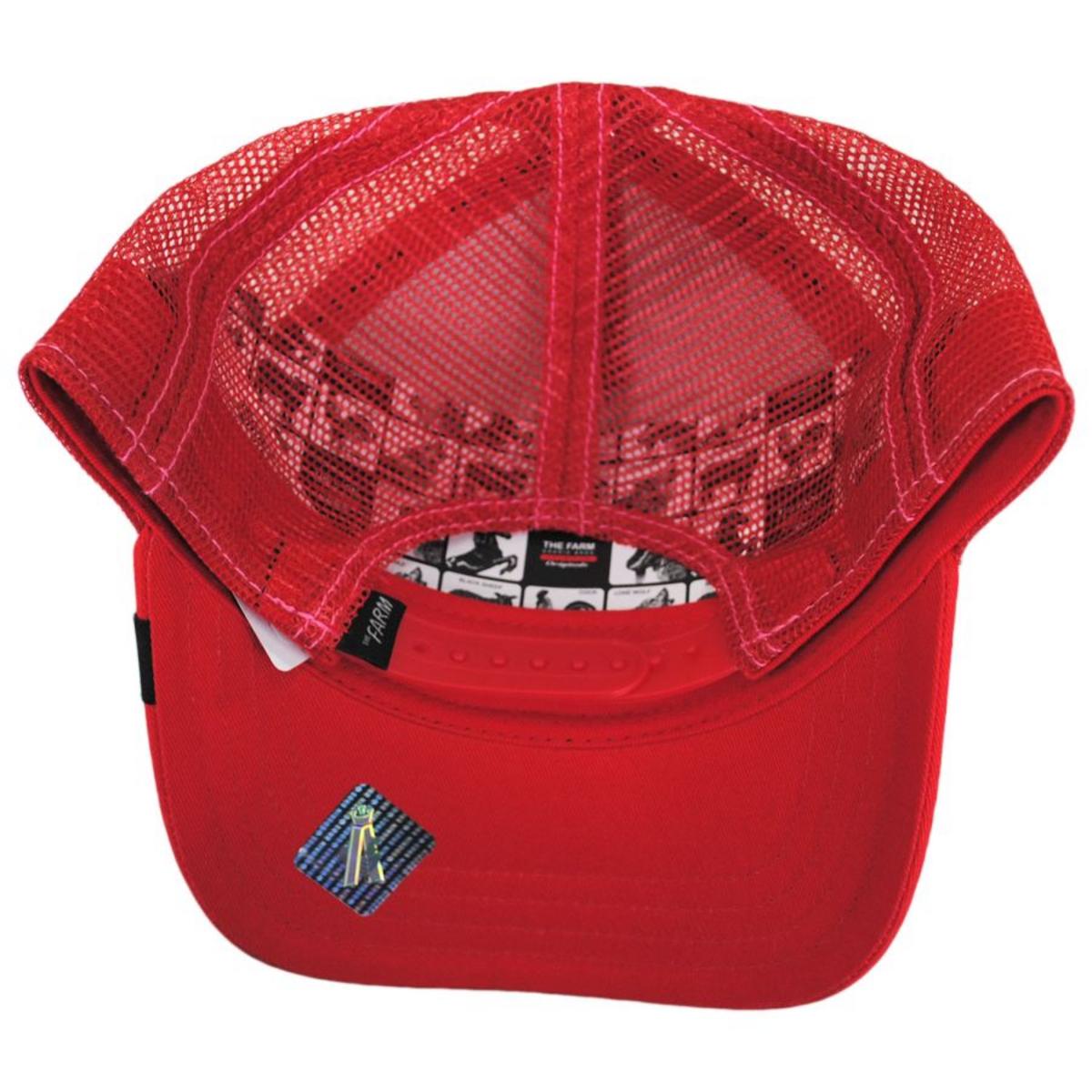 Goorin Bros | Cock Mesh Trucker Snapback Baseball Cap | 200441 | under | RED