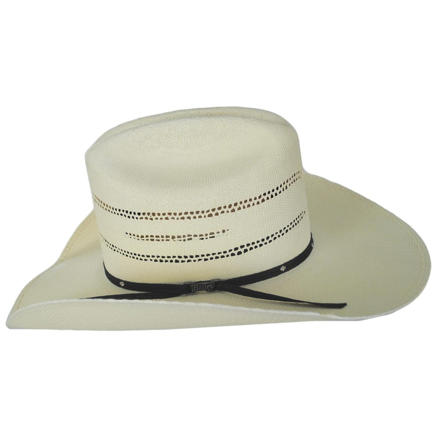 Bailey Western | Chino Bangora Straw Western Hat | 127948 | profile | IVORY