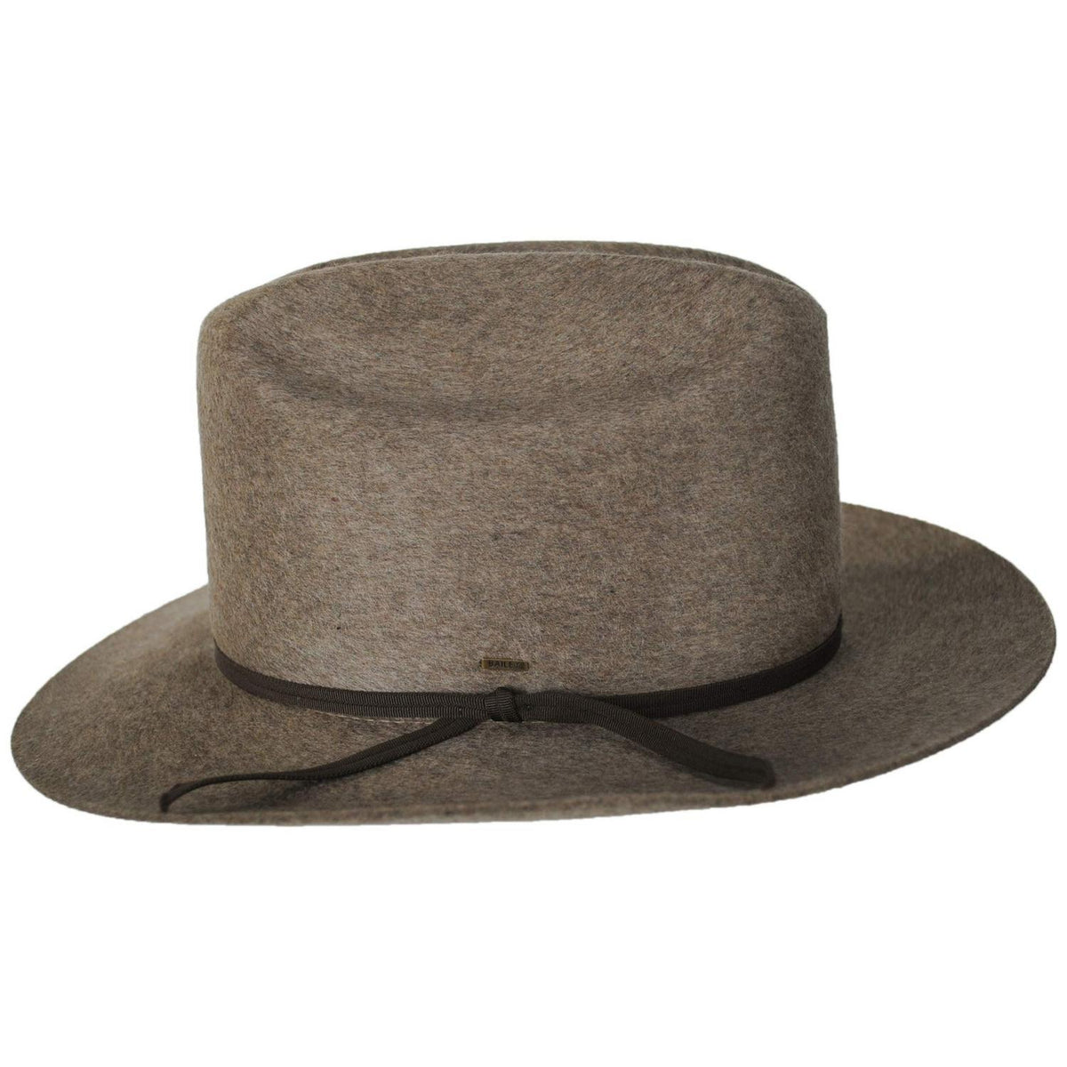 Bailey 1922 | Drover Wool Felt Western Hat | 130318 | profile | MEDIUM BROWN MIX
