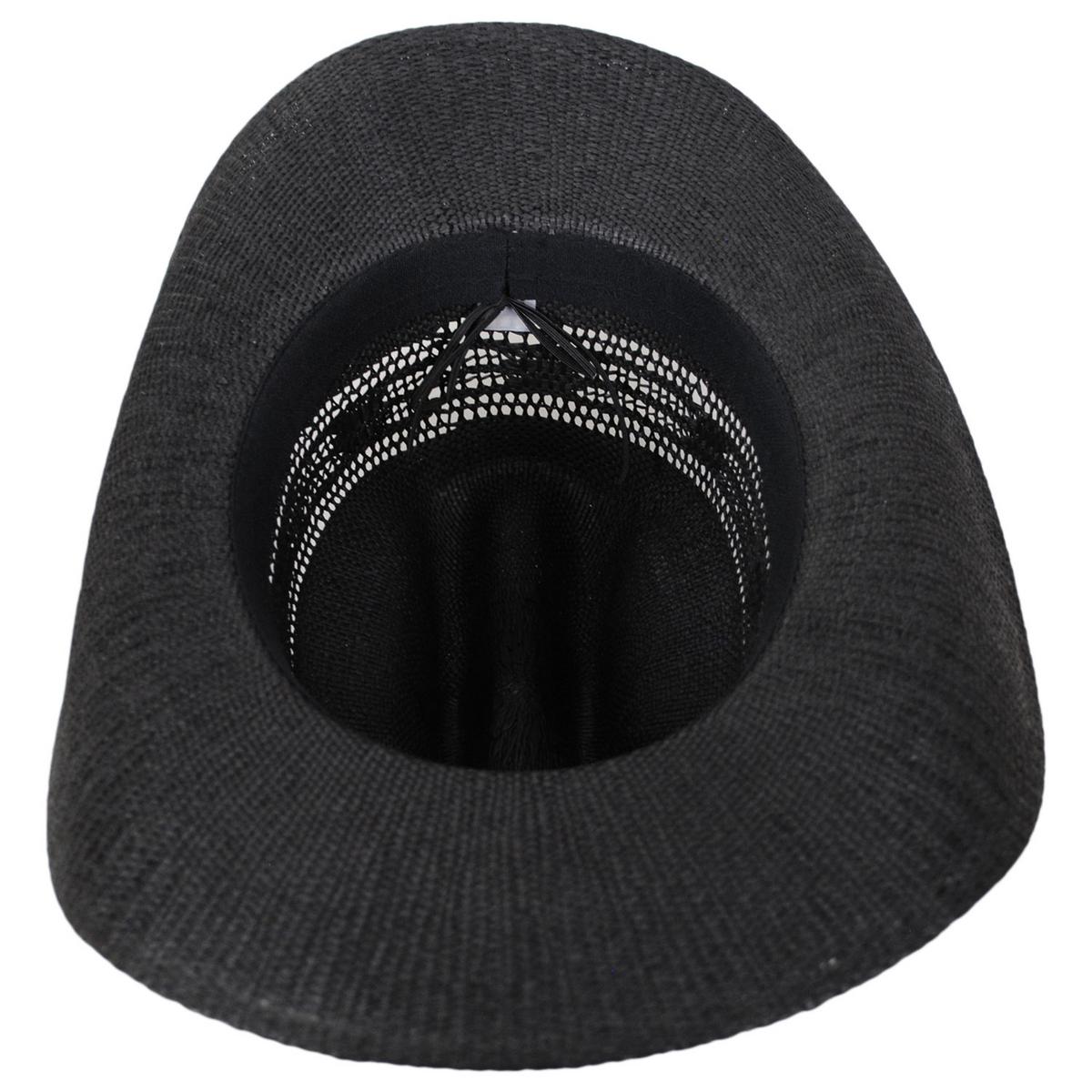 Jeanne Simmons | Twin Peak Toyo Straw Cowboy Hat | 101814 | under | BLACK