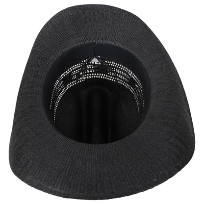 Jeanne Simmons | Twin Peak Toyo Straw Cowboy Hat | 101814 | under | BLACK