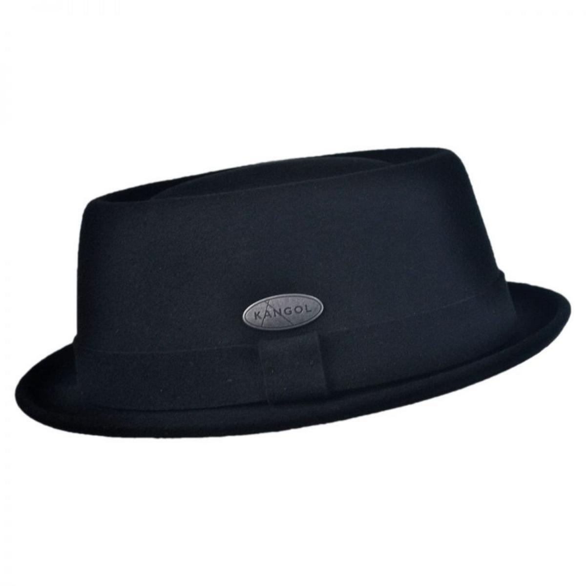 Kangol | Wool LiteFelt Pork Pie Hat | 130196 | under | BLACK