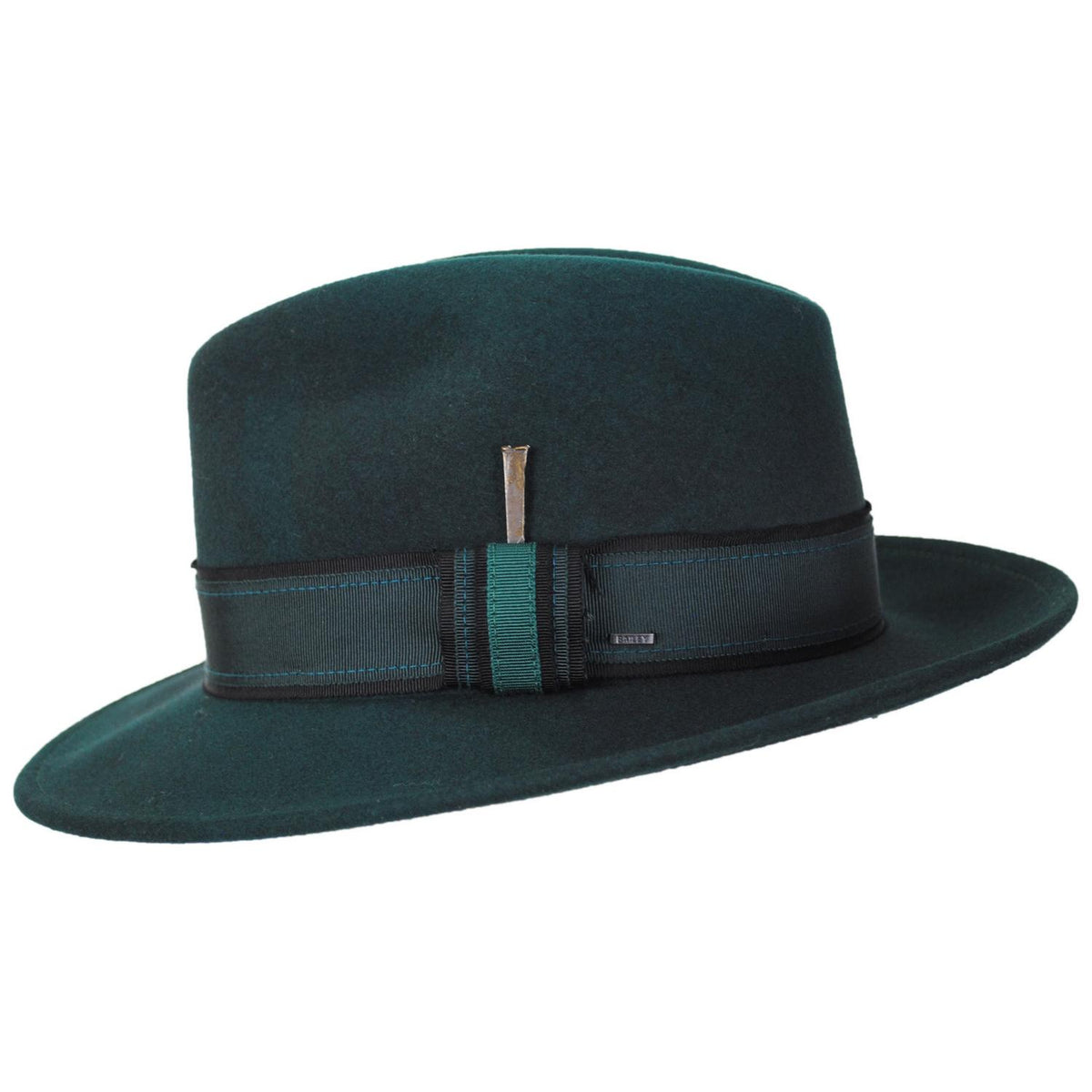 Bailey 1922 | Rawn Wool LiteFelt Fedora Hat | 133312 | profile | VIRIDIAN