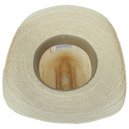 SunBody Hats | Cattleman Guatemalan Palm Leaf Straw Hat | 128204 | under | NATURAL