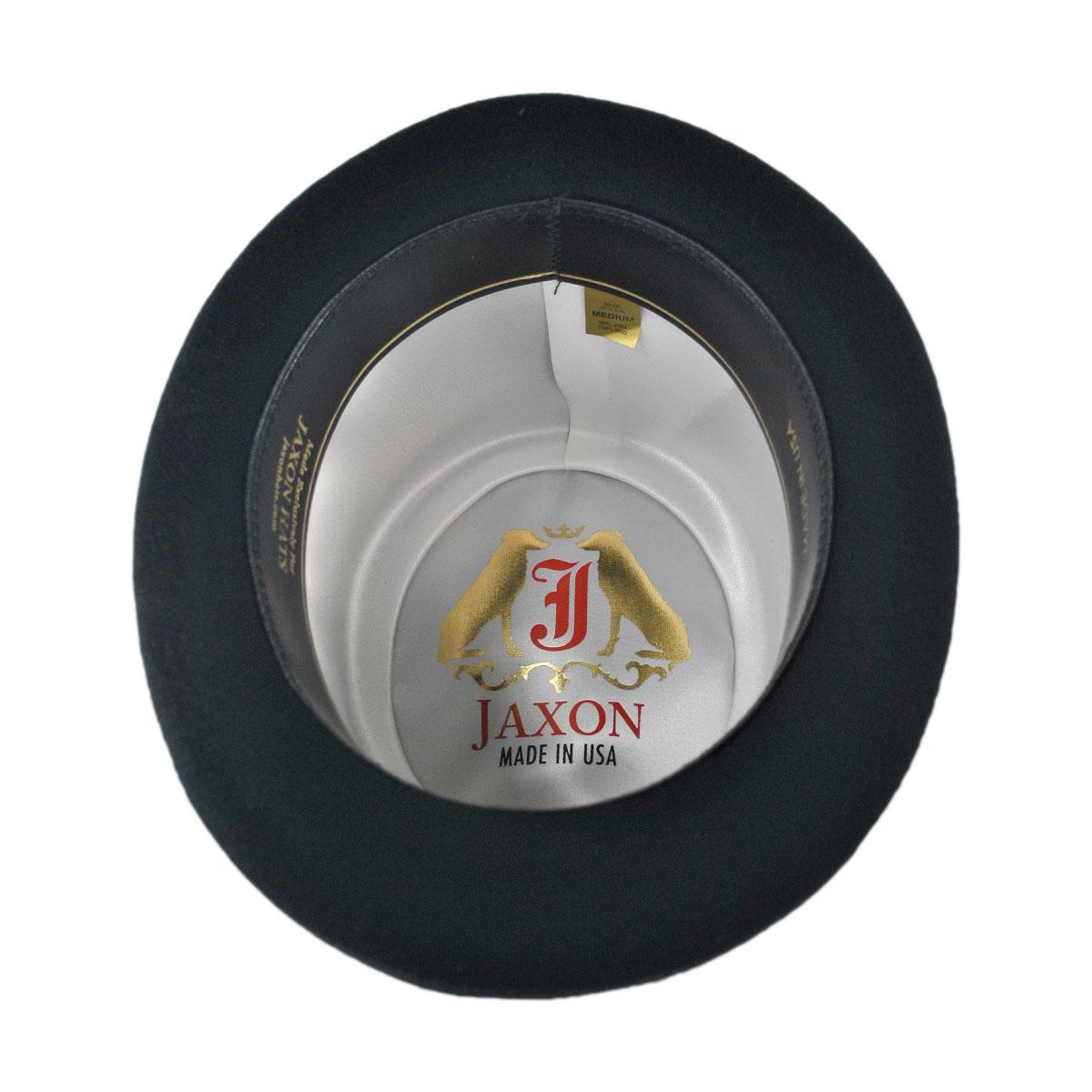 Jaxon Hats | Wholesale Made in the USA - Classics Wool Felt Top Hat B2B Pre-Pack | B2B191722 | under | BLACK