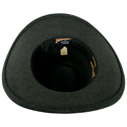 Indiana Jones | Officially Licensed Timary Crushable ProvatoKnit Safari Fedora Hat | 130466 | under | OLIVE GREEN