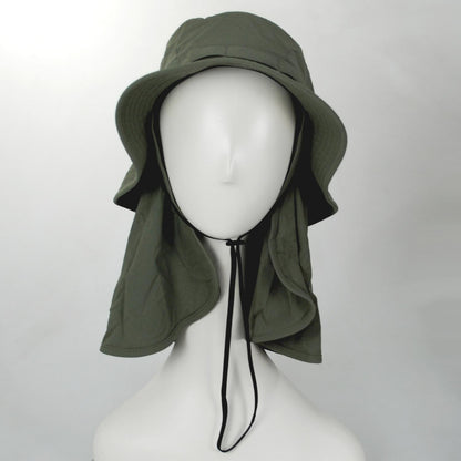 Tilley Endurables | Ultralight Packable Suncape Bucket Hat | 400856 | front | OLIVE