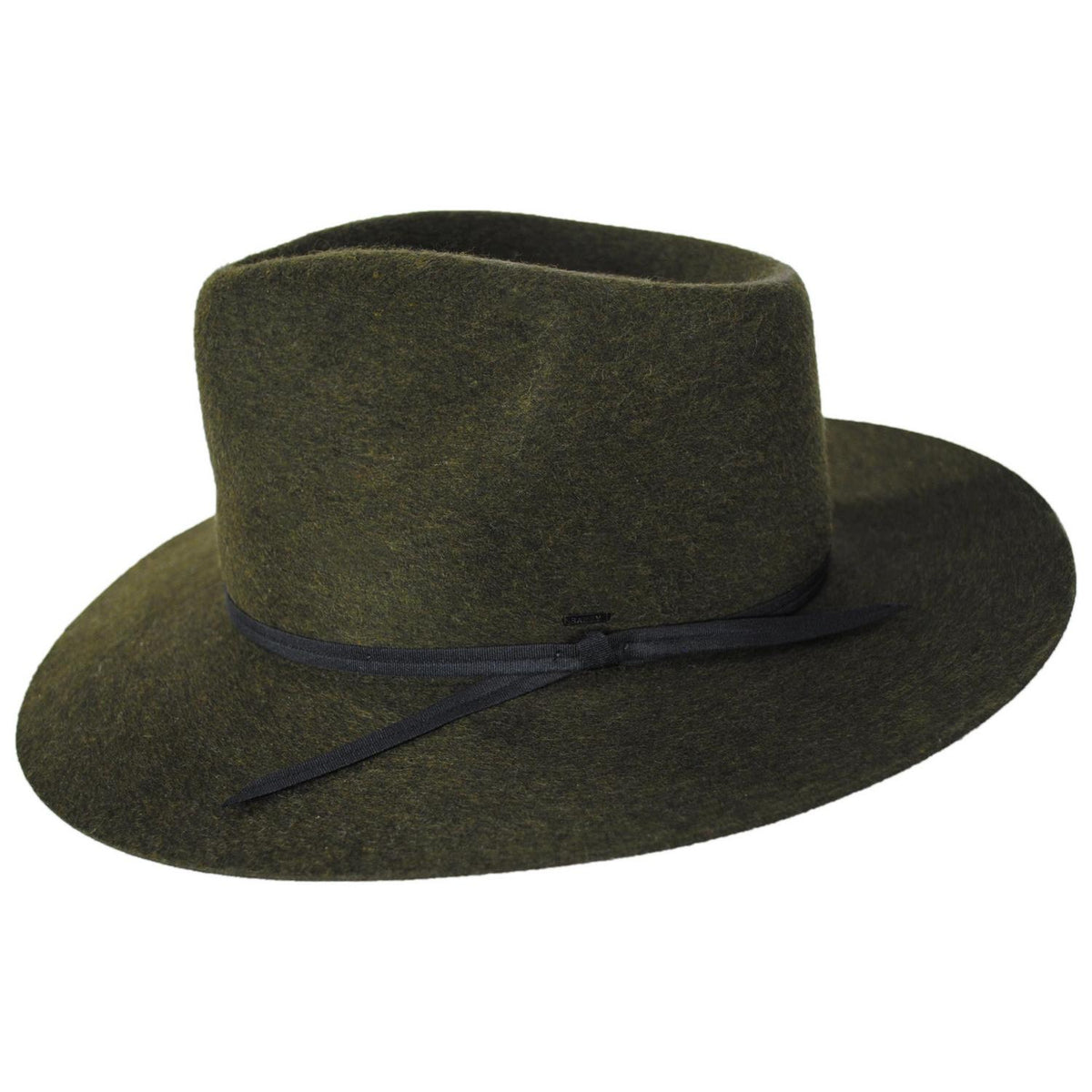 Bailey 1922 | Runnel Wool Felt Fedora Hat | 130319 | profile | NU LODEN MIX