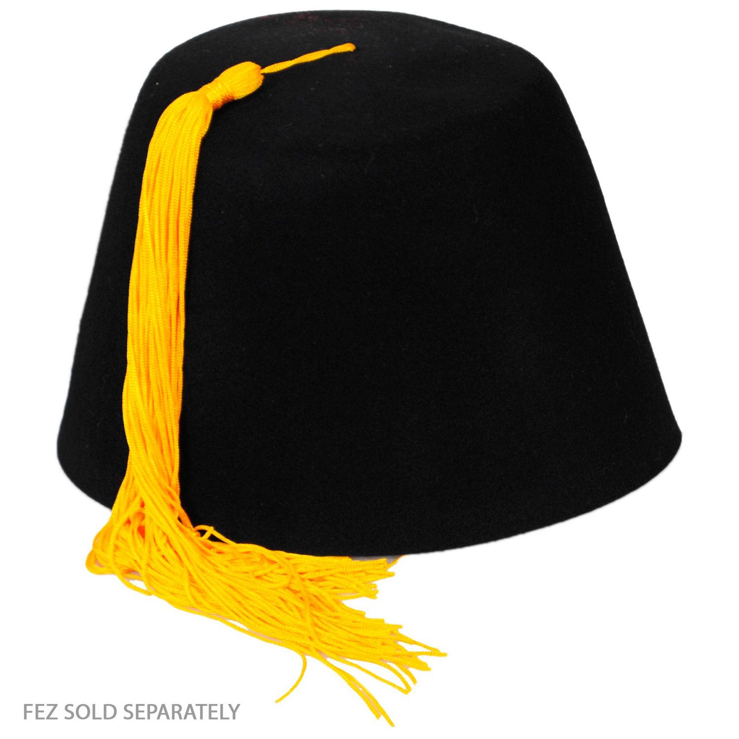 Village Hat Shop | Fez Tassel | 602310 | front | GOLD