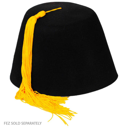Village Hat Shop | Fez Tassel | 602310 | front | GOLD