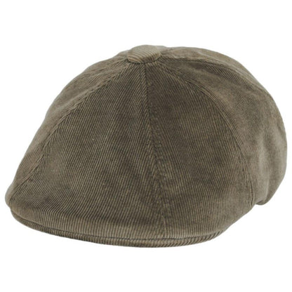 Kangol | Hawker Corduroy Newsboy Cap | 160950 | lead | NICKEL