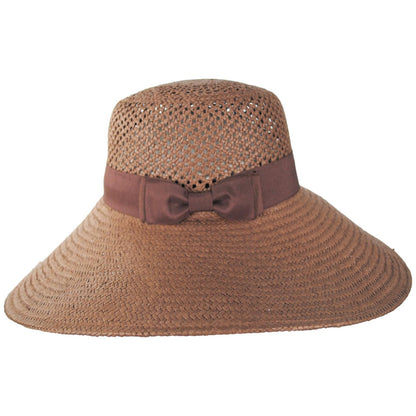 San Diego Hat Company | Clara Toyo Straw Lampshade Sun Hat | 103592 | profile | BROWN