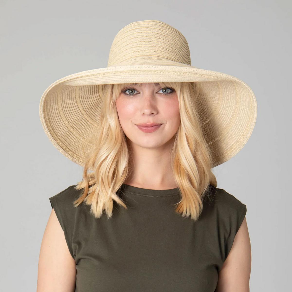 San Diego Hat Company | Newport Toyo Braid Sun Hat | 103685 | lsfone | NATURAL