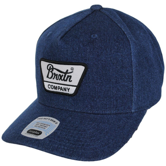 BRIXTON HATS | Linwood NetPlus MP Snapback Baseball Cap | 201802SS24 | lead | DENIM RINSE