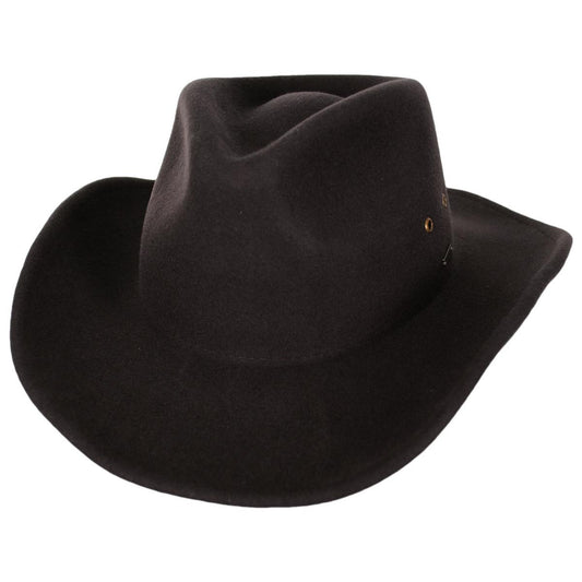 BRIXTON HATS | Scottsdale Weather Guard Wool Felt Western Hat | 135662 | lead | CHOCOLATE