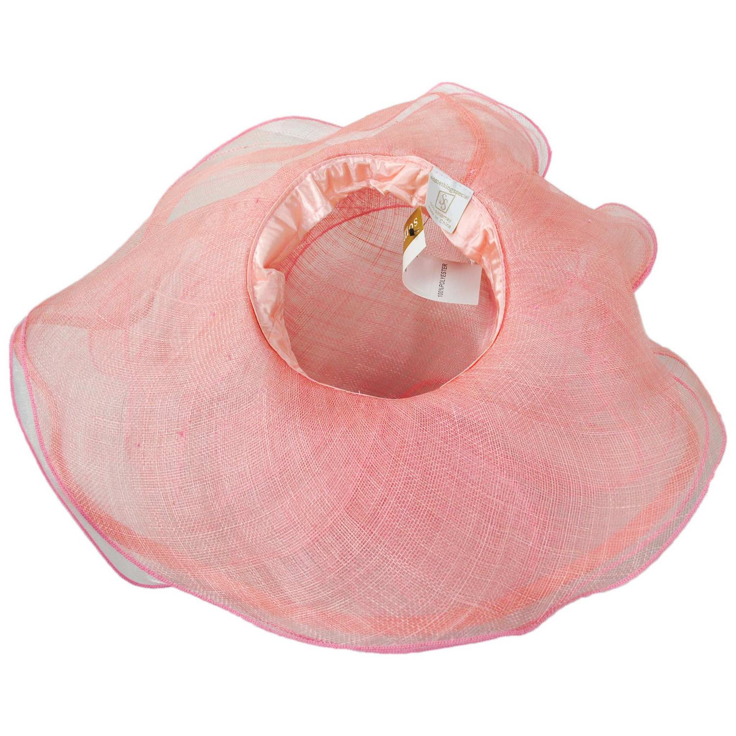 Something Special | Charisma Sinamay Straw Swinger Dress Hat | 121364 | under | PINK