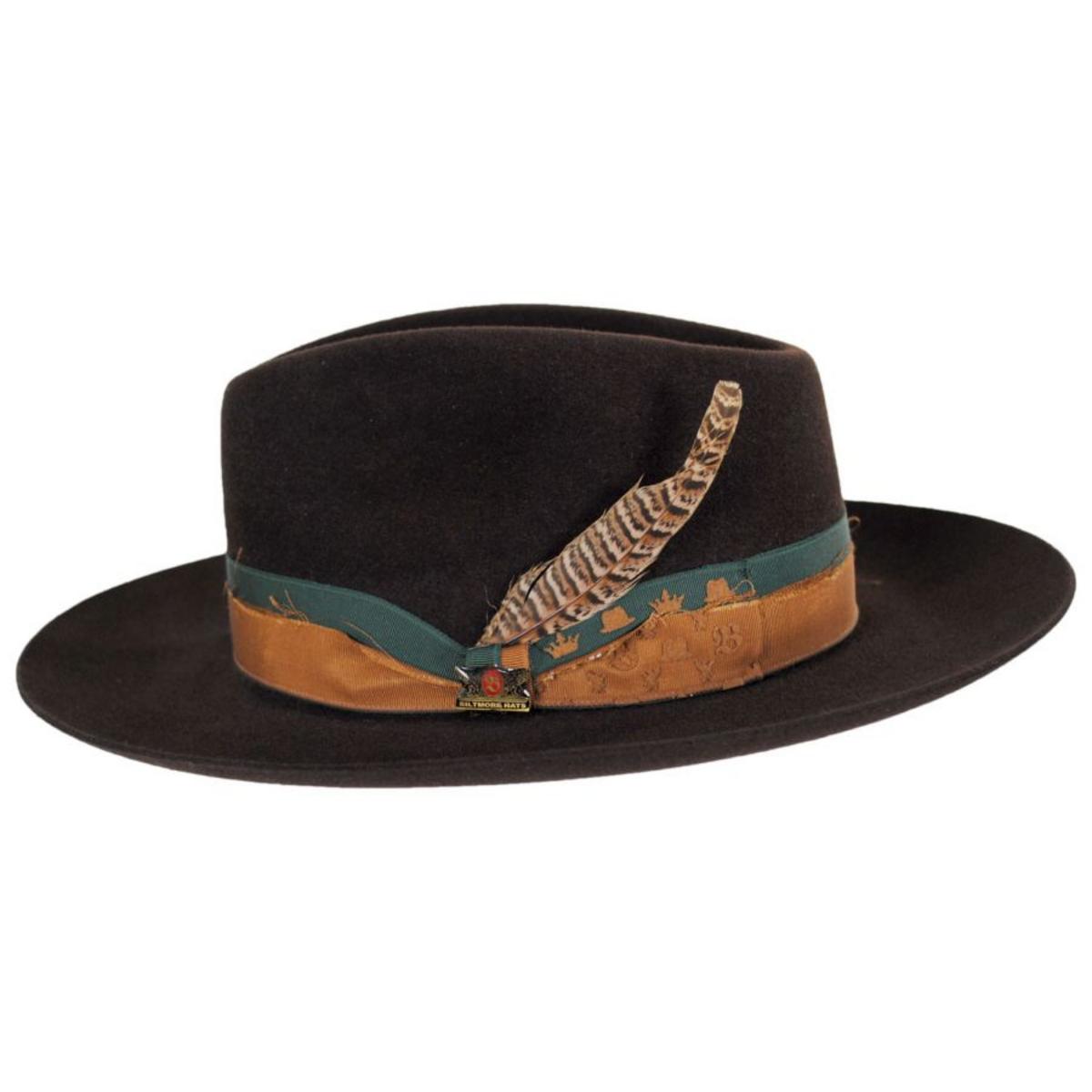 Biltmore | Pride Fur Felt Fedora Hat | 130264 | profile | MOCHA