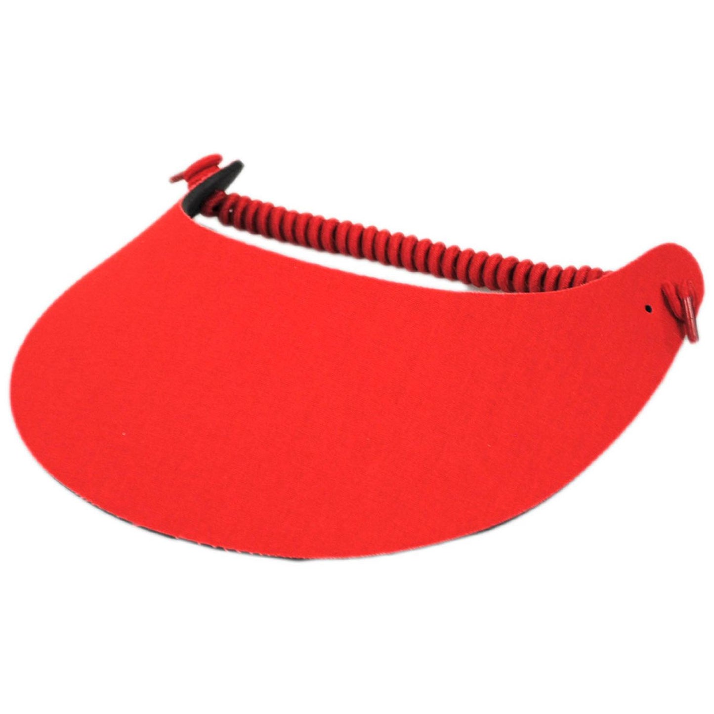 The Incredible Sunvisor | Springlace Solid Sunvisor | 196351 | lead | RED