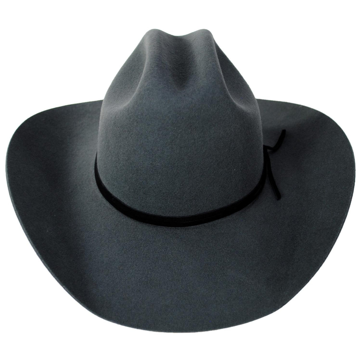 BRIXTON HATS | Laredo Weather Guard Wool Felt Cowboy Hat | 135671 | front | ASPHALT