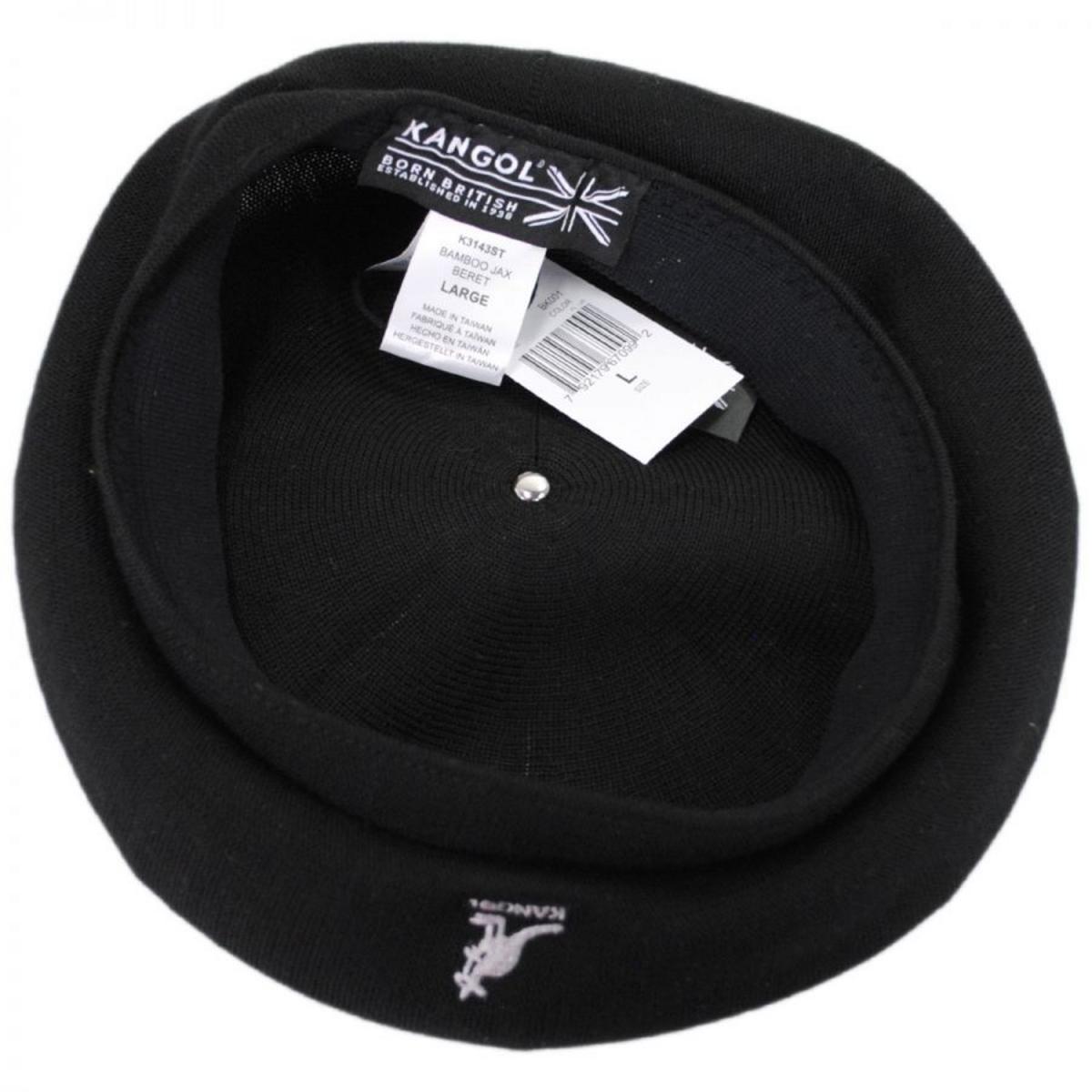 Kangol | Jax Bamboo Basque Beret | 150906 | profile | BLACK