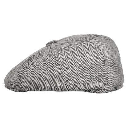 Wholesale Herringbone Wool Blend Newsboy Cap B2B Pre-Pack