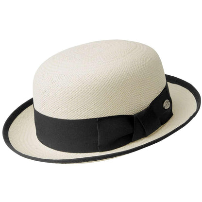 Bailey 1922 | Chaplin Panama Straw Bowler Hat | 127819 | lead | MEDIA BLEACH