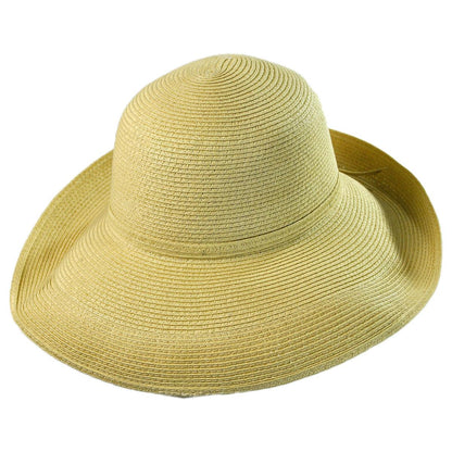 sur la tete | Wholesale Traveler Toyo Straw Sun Hat B2B Pre-Pack | B2B104200 | lead | NATURAL
