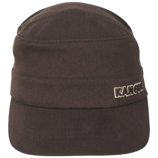 Kangol | Flexfit Cotton Twill Army Cap | 201110 | front | BROWN