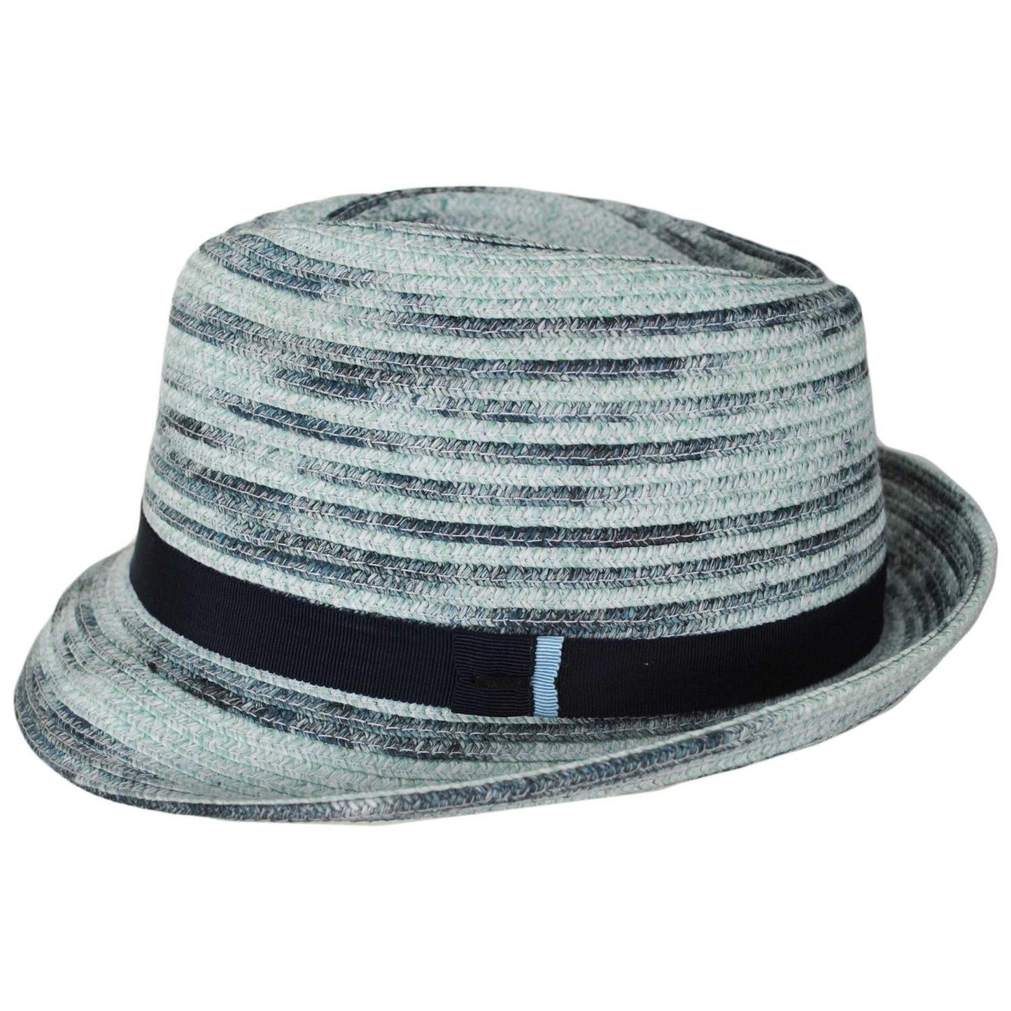 Bailey 1922 | Riggs Toyo Straw Trilby Fedora Hat | 127943 | profile | BLUE