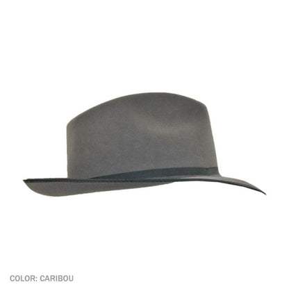 Stetson | Stratoliner Fur Felt Fedora Hat | 130617 | under | CARIBOU