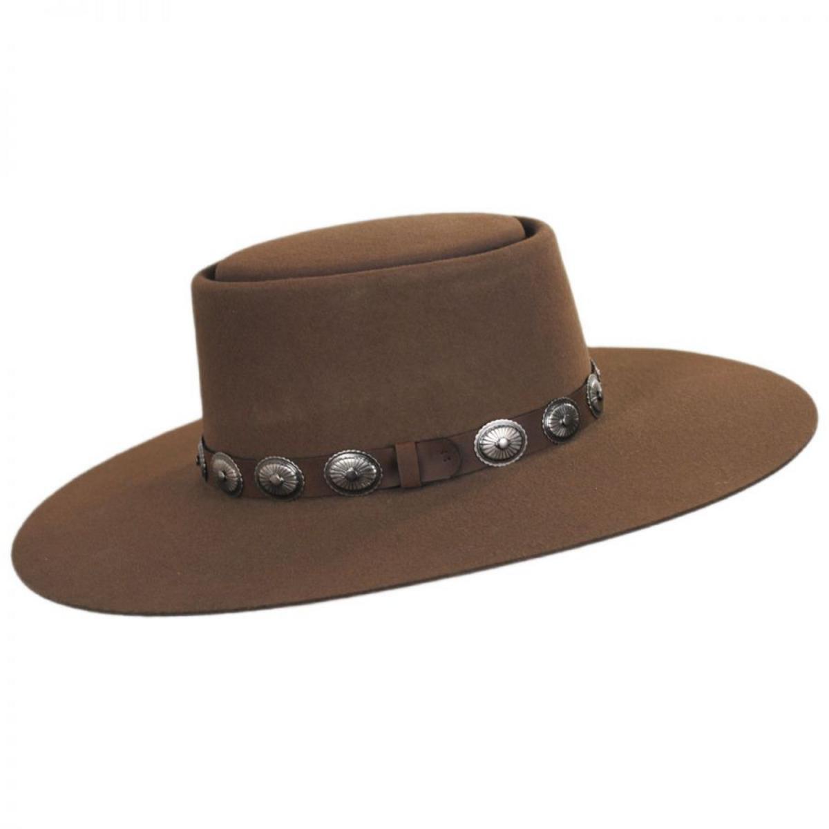 Charlie 1 Horse | High Desert Wool Felt Gambler Hat | 124992 | profile | PECAN