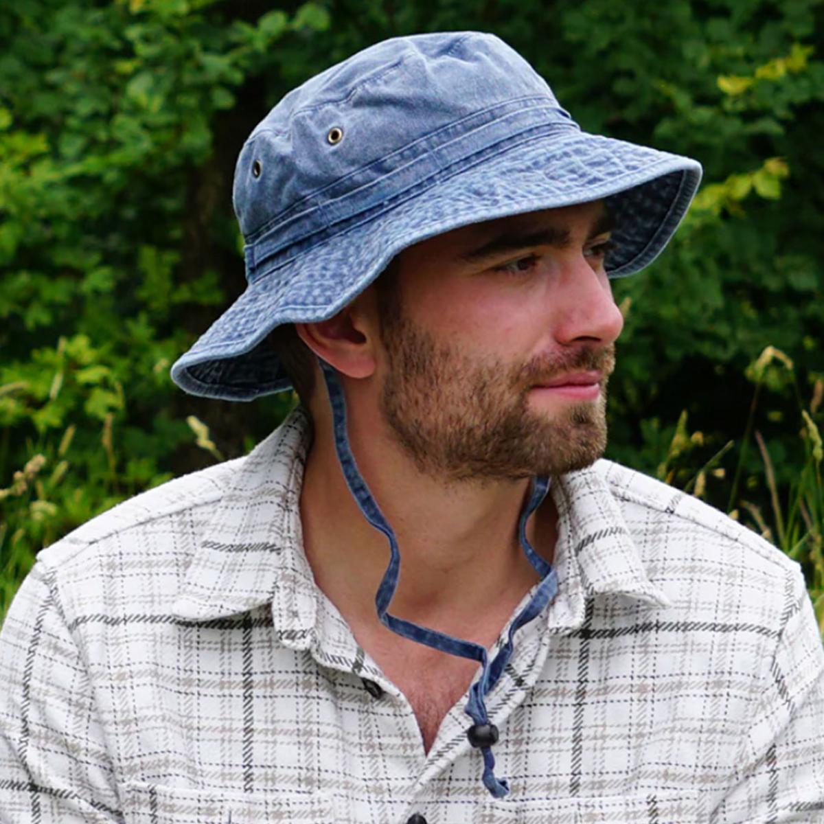 Village Hat Shop | VHS Cotton Booney Hat | 186650 | lsmtwo | NAVY BLUE