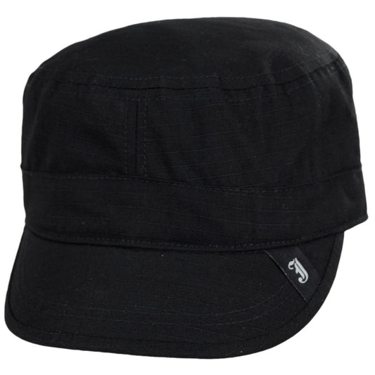 Jaxon Hats | Wholesale Ripstop Cotton Cadet Cap B2B Pre-Pack | B2B222399 | lead | BLACK