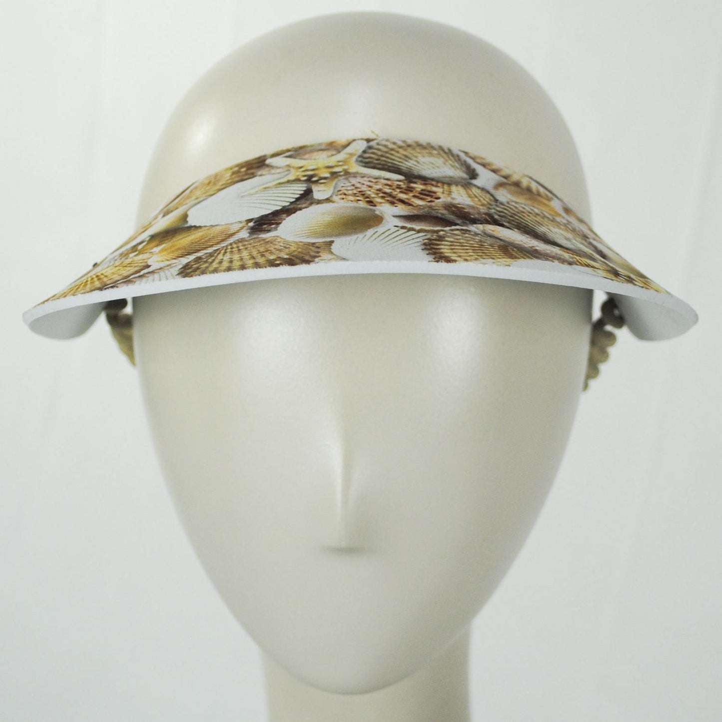 The Incredible Sunvisor | Springlace Shells Sunvisor | 196357 | front | SAND