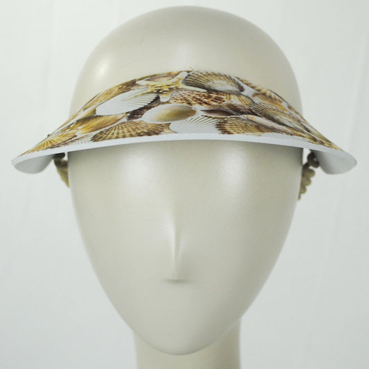 The Incredible Sunvisor | Springlace Shells Sunvisor | 196357 | front | SAND