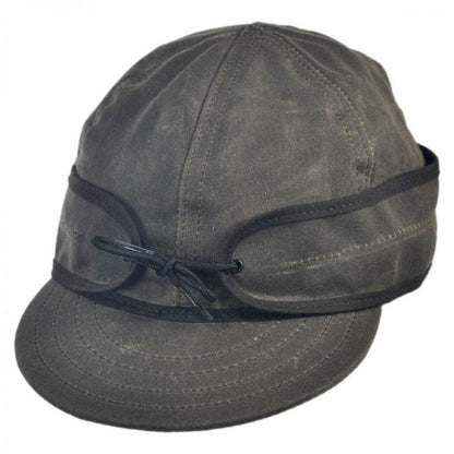 Stormy Kromer | Waxed Cotton Cap | 220702 | lead | DARK OAK