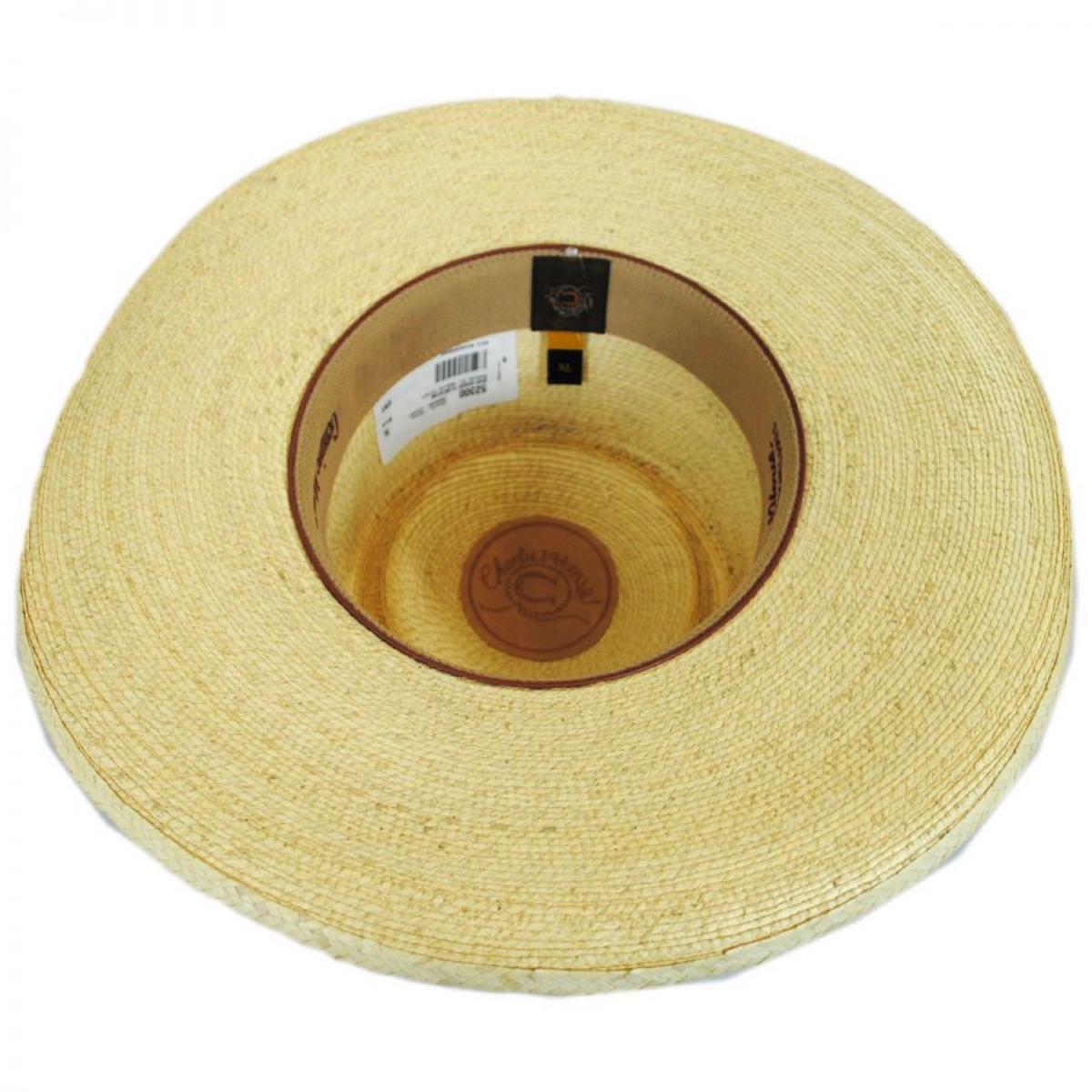 Charlie 1 Horse | High Desert Palm Leaf Straw Plantation Hat | 101651 | under | NATURAL