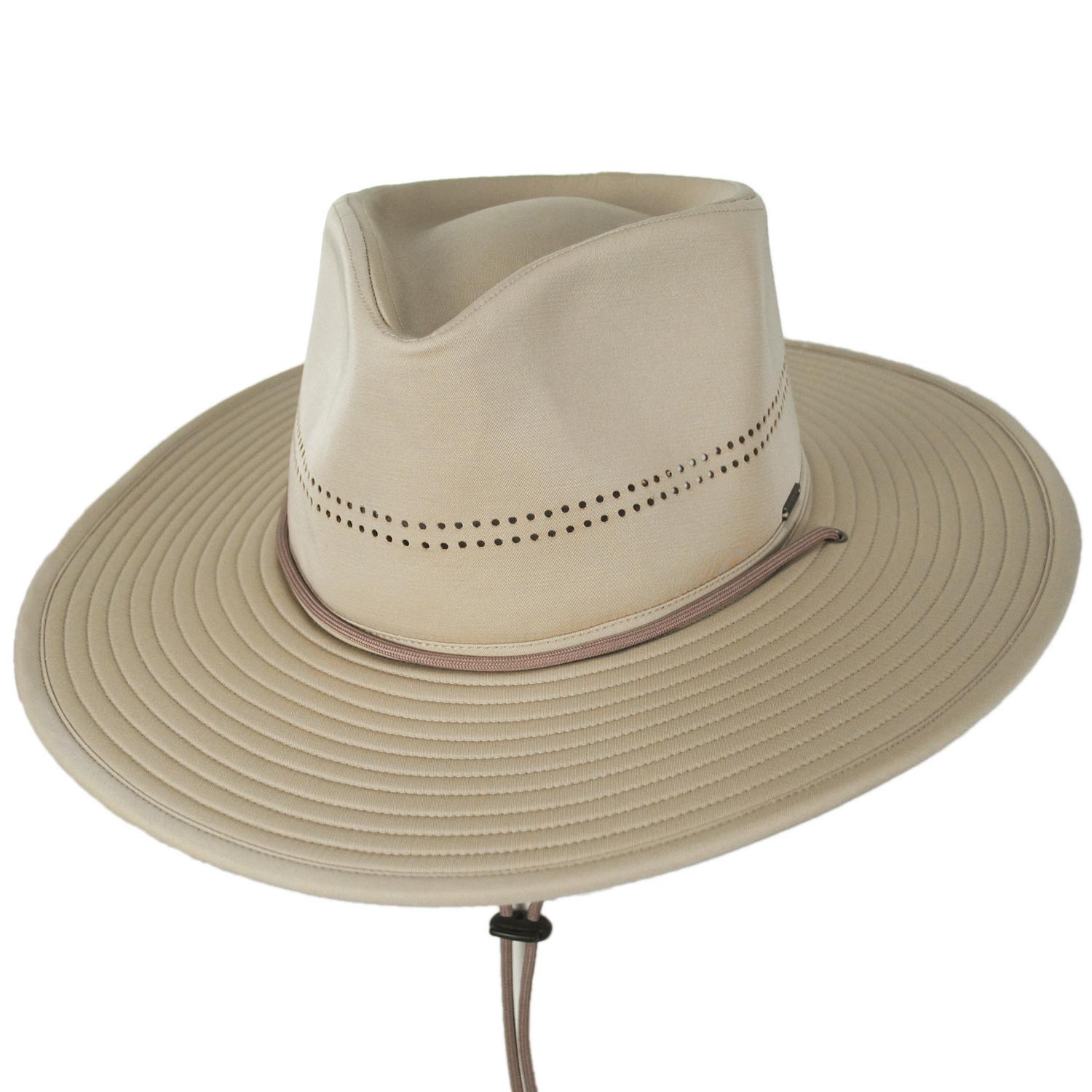BRIXTON HATS | Beck Cotton Journey Outback Hat | 402615 | lead | SAND