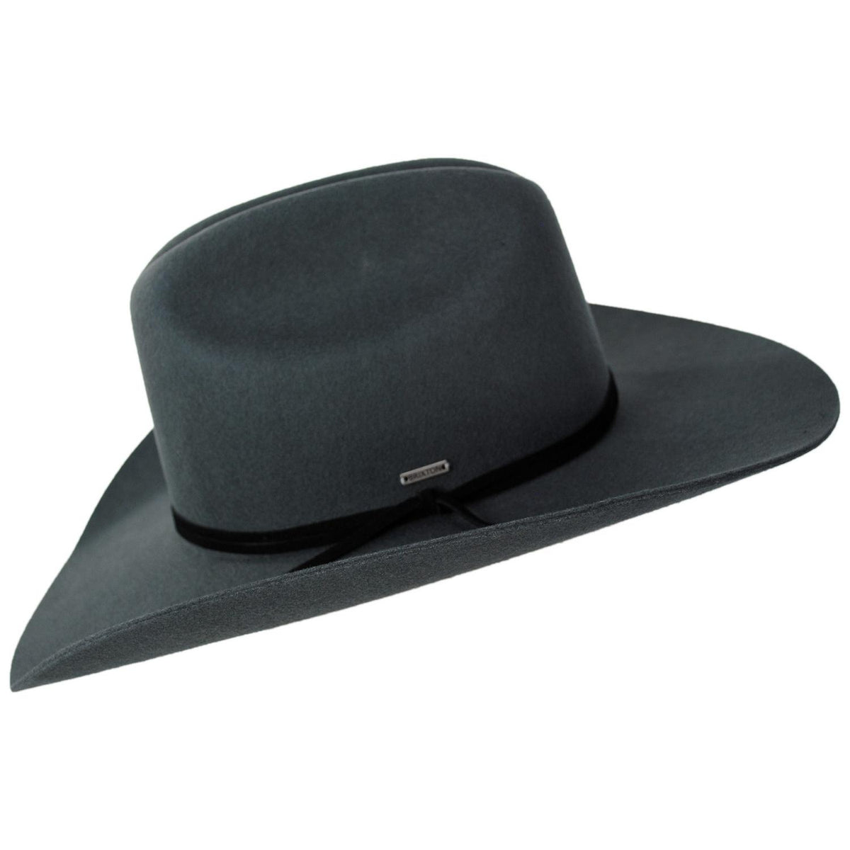 BRIXTON HATS | Laredo Weather Guard Wool Felt Cowboy Hat | 135671 | profile | ASPHALT