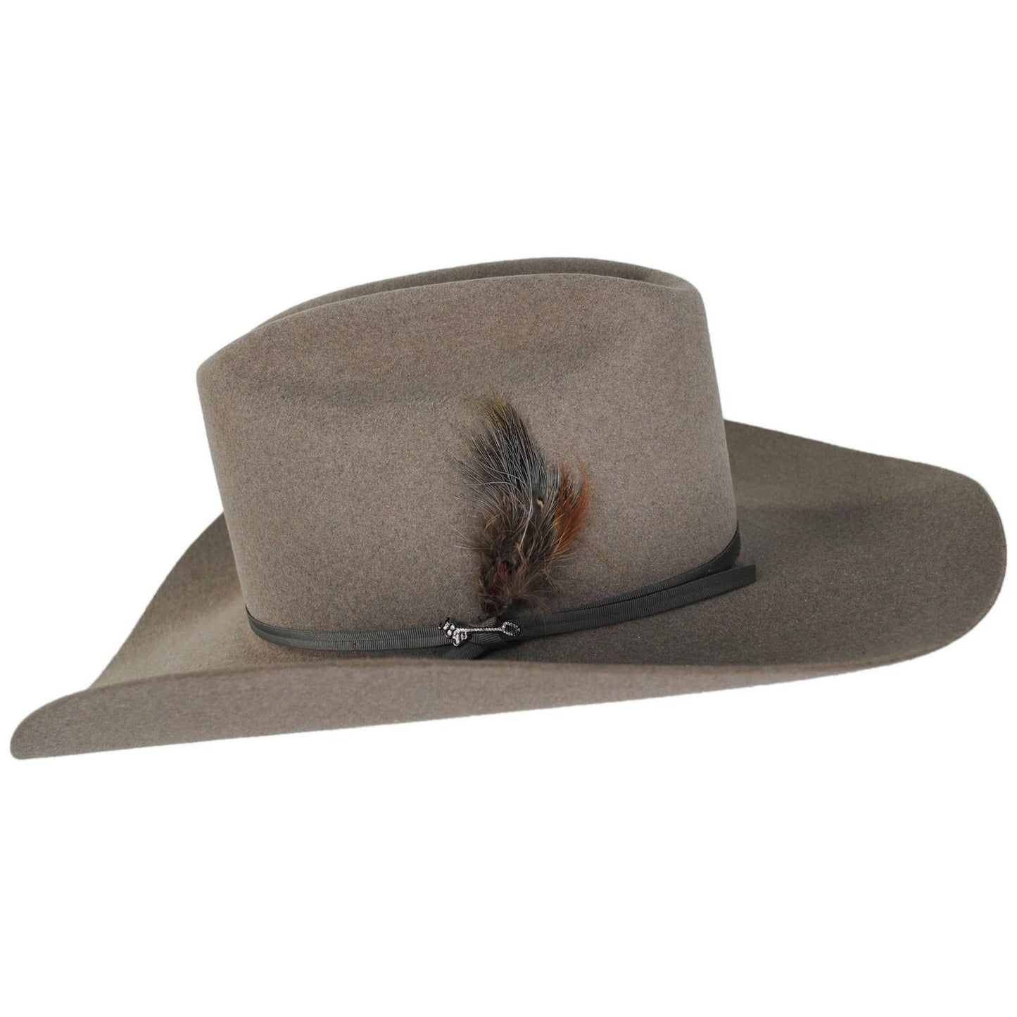 Stetson | Falcon 6X Fur Felt Western Hat | 130762 | profile | STONE
