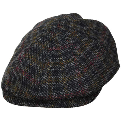 Bailey 1922 | Faro Italian Wool Newsboy Cap | 167242 | lead | CHARCOAL PLAID
